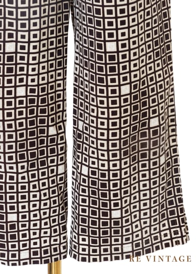 摩登復古迷宮格紋長褲（28"）12
