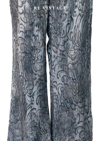 灰墨花影帥氣長褲（28"）4