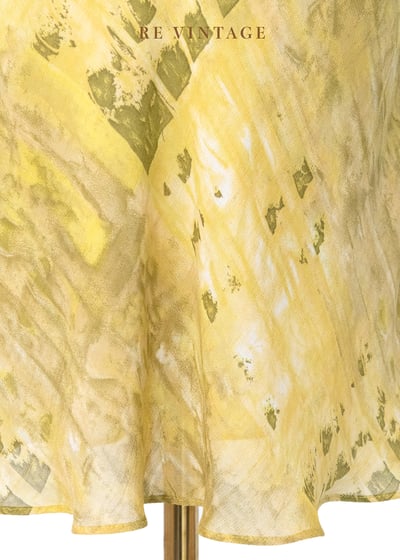 蜂蜜野草扎染畫布洋裝12