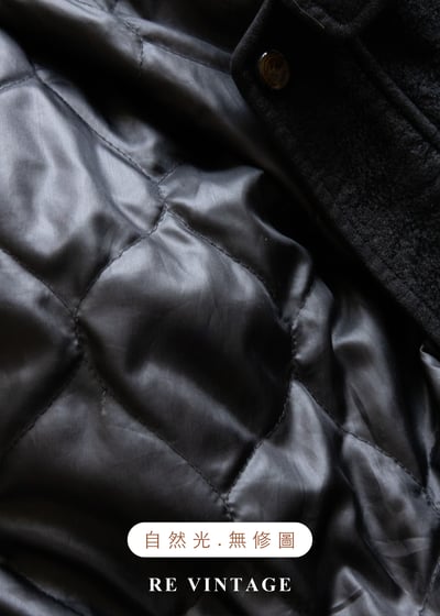 藍黑色森林年輪燈芯絨夾克外套19