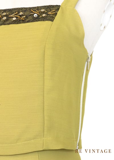 套裝背心 -黃昏餘暉黑金刺繡背心上衣6