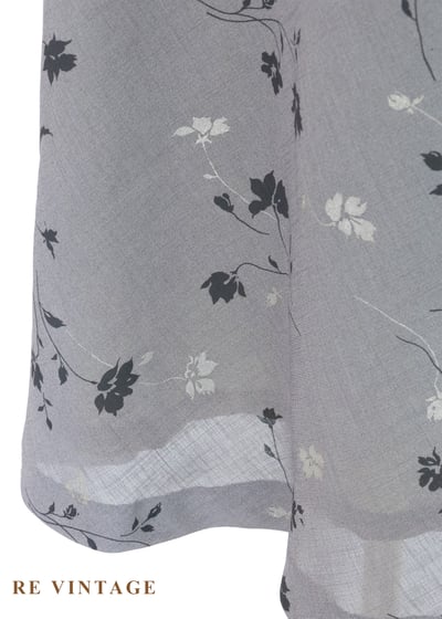 灰色調的城市花園長洋裝5