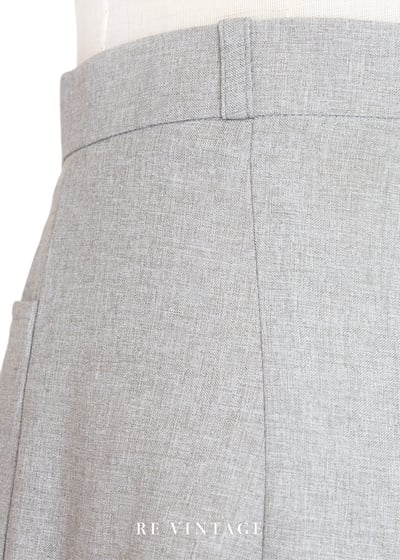 套裝短褲 - 日系花卉霧灰小花短褲（26"）10