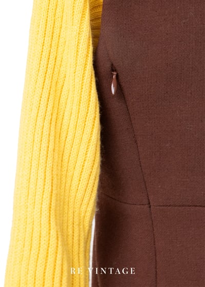 『歐洲寶物』Brunette 氣質版型剪裁秋冬洋裝16