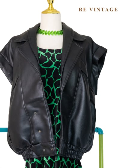 質感單品 - 冬季帥氣雙穿寬版皮革外套3