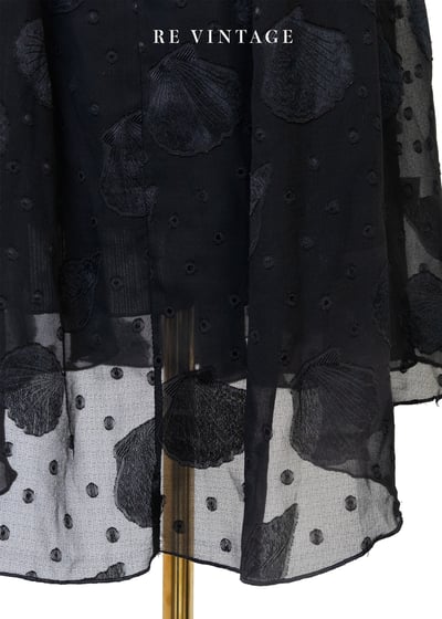 貝殼黑紗珠珠蝴蝶結細肩帶洋裝12