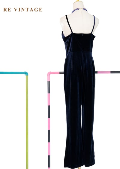 深藍海裡的美人魚細肩帶連身褲10