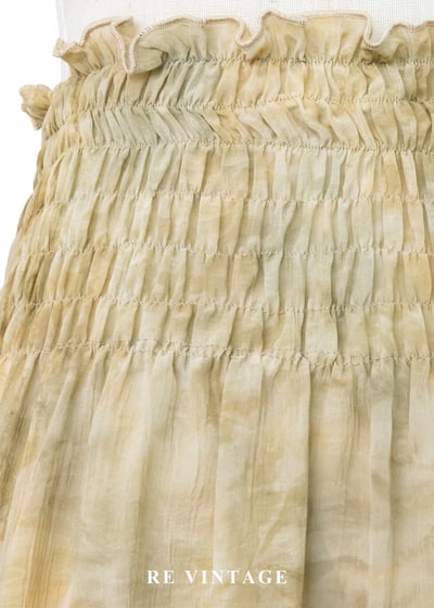 黃棕色霧氣自然暈染長裙（22-28"）11