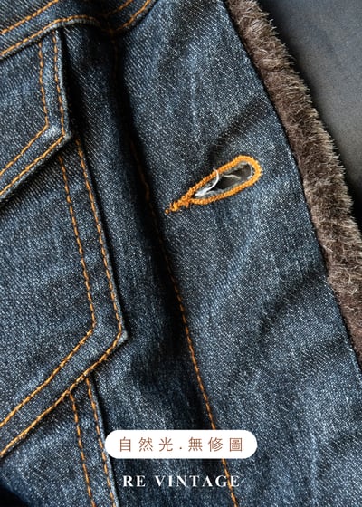 靈魂藍調深棕毛領牛仔外套16