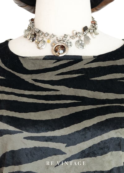 軍綠色斑馬毛毛絨布上衣3