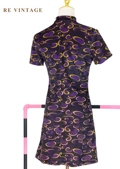 叛逆的東方娃娃迷幻頻率絨布洋裝11