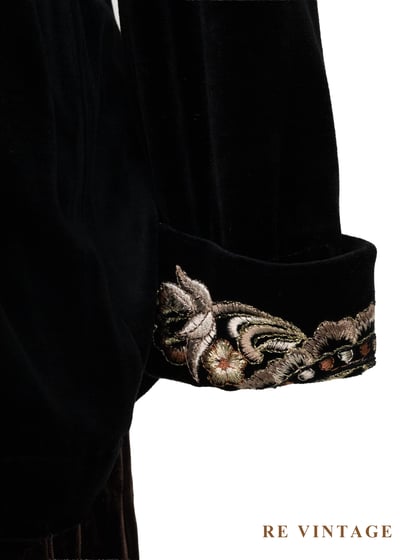 凡爾賽的夜晚約會絨布上衣5