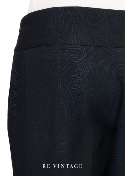 水波漩渦靜中有動黑系喇叭褲9