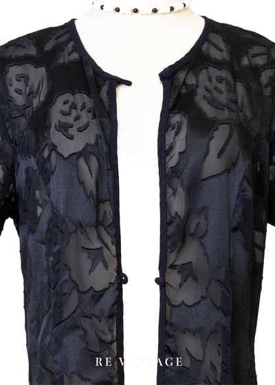 美國製 - 夜色盛開花園照山洋裝16