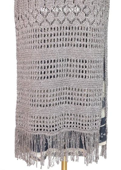 『歐洲寶物』威尼斯水城的星光金屬光澤流蘇鉤針洋裝7