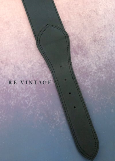 雕花豹紋復古皮帶3