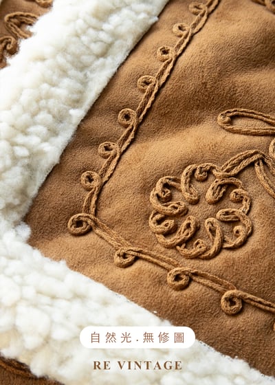 北歐冬日刺繡羊羔毛圖騰背心11