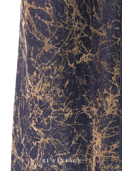 Midnight Lightning 夜晚金色裂紋長褲（27"）8