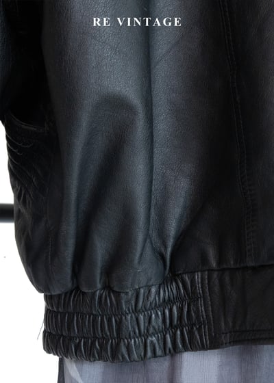 逆風黑行重工細節皮革外套16