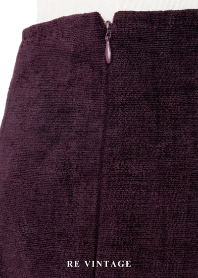 秋冬必備單品 - 紫光花束柔軟短裙（26"）8