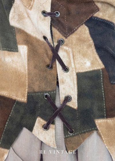 『歐洲寶物』大地系仙女薄款麂皮細肩帶背心6