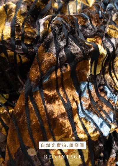 Royal Princess 金黃橘色絨布透膚上衣15