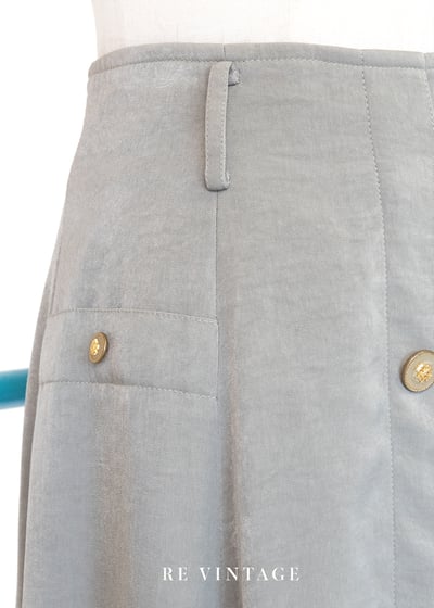 質感單品 - 日式綠茶色氣質長裙（26"）6