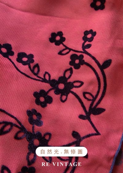 一抹紅露背小花背心/洋裝14