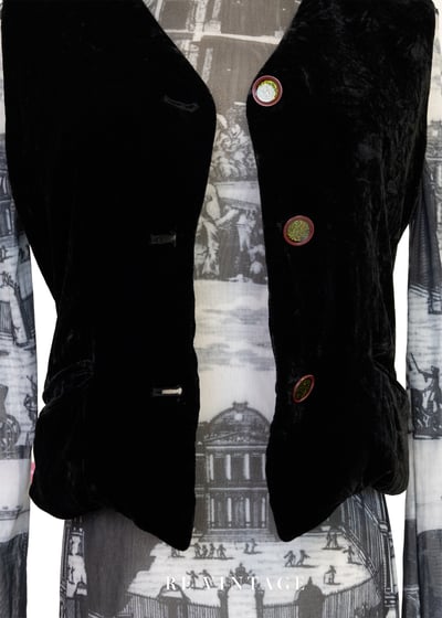 Magic wand 小花與絨布西裝小背心6