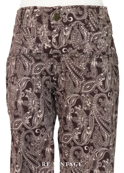 巧克力色摩登變形蟲小喇叭美褲3