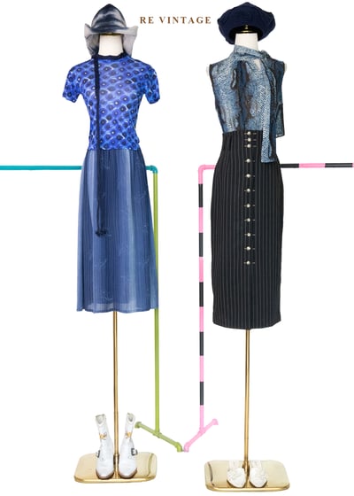 幻藍蟒紋領結冷冽背心2