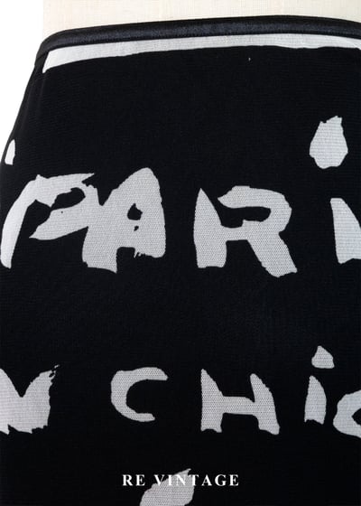 塗鴉夜行黑網紗美人魚長裙（20-25"）8