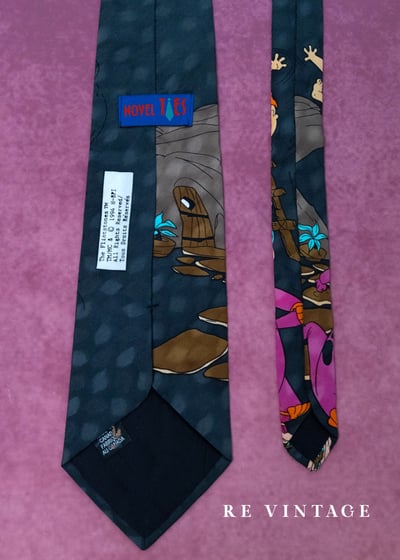 Warner Bros摩登原始人角色領帶3