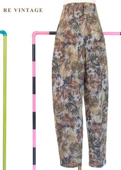 復古高腰油花濾鏡長褲（26"）8