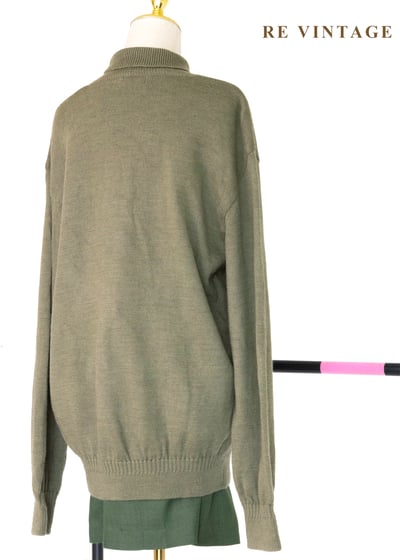 日本製 - Moss Green 四色菱格紋針織毛衣9