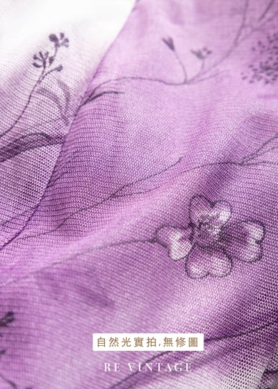 Spring Crocus 斜紋小花長裙（25"）13