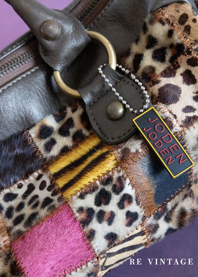 動物野性拼貼怪可愛手提包3