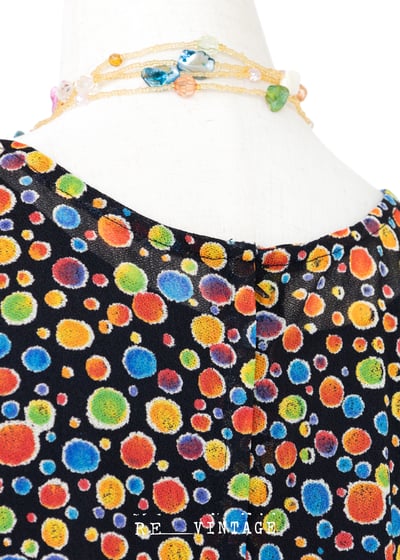 彩虹雨滴輕薄洋裝11