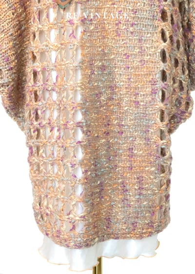 夕陽下的橘光蜘蛛網空氣感毛衣洋裝4