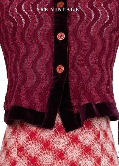 Retro Pulse 復古波紋心跳短版上衣3