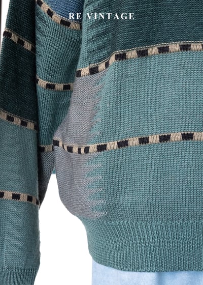 Oceanic Clam 漸層海流針織毛衣7