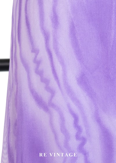 紫霧波紋光影層次網紗洋裝9