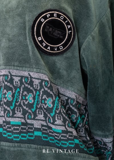 森林綠舒服的針織套頭衫9