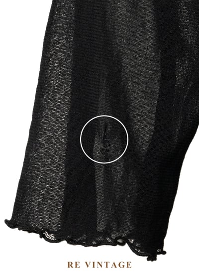 魚兒吐泡泡黑紗上衣10