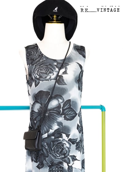 黑暗玫瑰夏日彈性長洋裝8