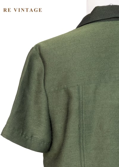 質感單品 - 短版工裝拉鍊短袖上衣10