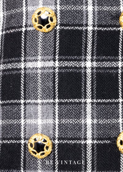 絕美氣質雙排釦格紋西裝外套11