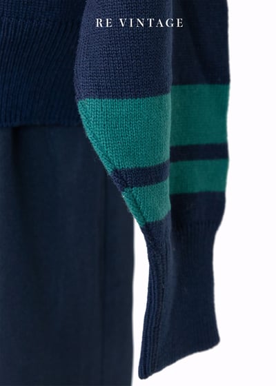 跳格子遊戲針織套頭毛衣8