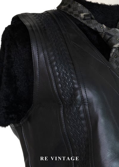 質感單品 - 編織工藝皮革背心6