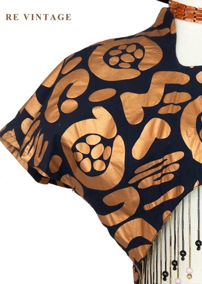 爵士年代的金色雨絲造型上衣6